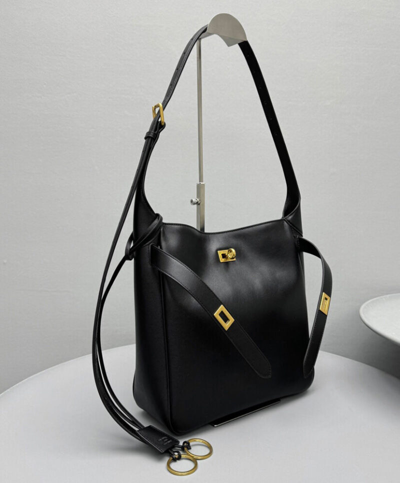 Balenciaga Bel Air Small Hobo Bag Black